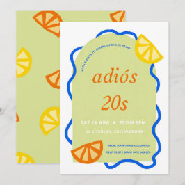 30歳の誕生日 メキシカンパーティー 20代に別れを 招待状