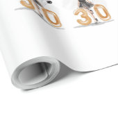 30歳の誕生日 ラッピングペーパー (ロールコーナー)