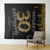 30歳の誕生日 レパード柄 フォトバックドロップ タペストリー (インサイチュ(横))