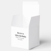 30歳の誕生日 名前 日付 おしゃれ シンプル フェイバーボックス (オープン)