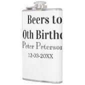 30歳の誕生日 名前 日付 おしゃれ シンプル フラスク (左)
