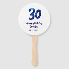 30歳の誕生日 名前 日付 年号 青い輝き ハンドファン