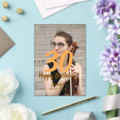 30歳の誕生日 名前 日付 年 白 写真 アクリル招待状 (インサイチュ (ウェディング))