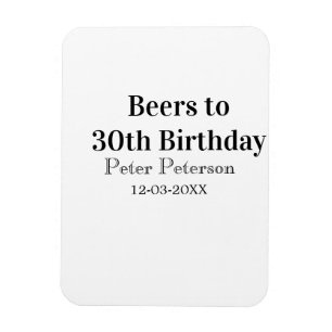 30歳の誕生日 名前 日付 男 おしゃれ シンプル マグネット