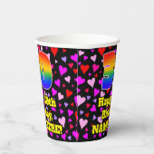 30歳の誕生日:愛するハートパターン, Rainbow 30 紙コップ (右)