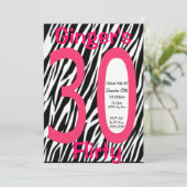 30歳の誕生日 招待状 (スタンド正面)