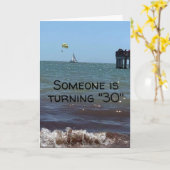 ***30歳の誕生日***「最高のまだ」を願う カード (黄色い花)