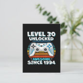 30歳の誕生日 男性 女性 30歳 1994年生まれ エンクロージャーカード (スタンド正面)