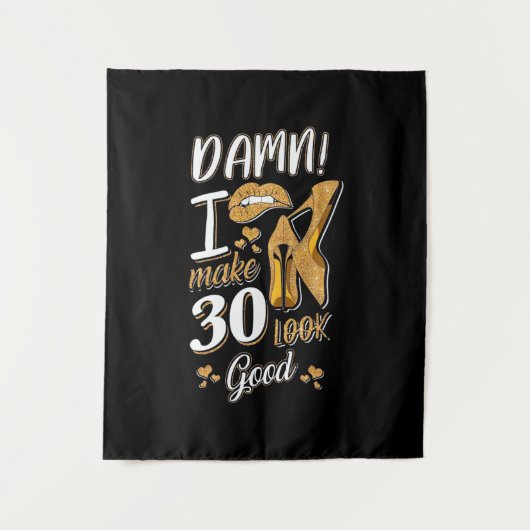 30歳の誕生日 | 私が30歳に見える タペストリー (正面)