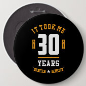 30歳の誕生日 缶バッジ (正面&裏面)