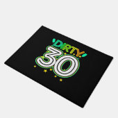 30歳の誕生日 |誕生日おめでとうございます ドアマット (アングル)