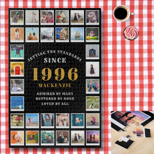 30歳の誕生日 1996年 家族の思い出 フォトコラージュ ジグソーパズル