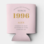 30歳の誕生日 1996 思い出の品 パーソナライズド 缶クーラー (裏面)