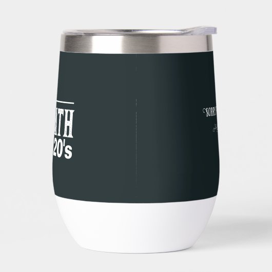 30歳の誕生日「20代の死」 (左面)