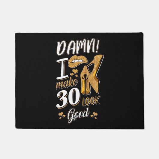30歳の誕生日 | 30を良く見せる ドアマット (正面)
