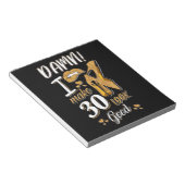 30歳の誕生日 | 30を良く見せる ノートパッド (アングル)