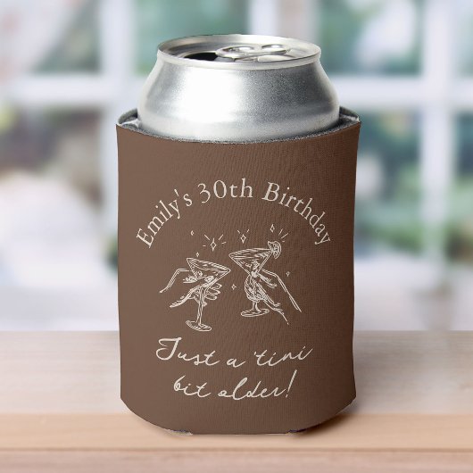 30歳の誕生日「Just a Tini Bit Older」マティーニ 缶クーラー