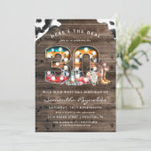 30歳の誕生日 | Wild West Cowboy 招待状 (スタンド正面)