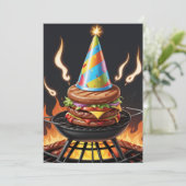 30歳の誕生日bbq招待状 招待状 (スタンド正面)