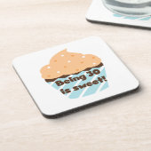 30歳はTシャツとギフトが大好き コースター (左側)