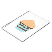 30歳はTシャツとギフトが大好き ノートブック (左側)