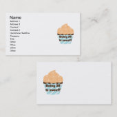 30歳はTシャツとギフトが大好き 名刺 (正面/裏面)