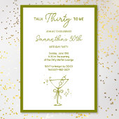 「30歳を私に話せ」汚いマルティーニ30歳の誕生日 招待状