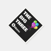 30歳を迎える誕生日パーティー スタンダードカクテルナプキン (角)