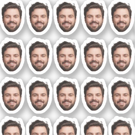 30歳カスタムの誕生日を飾る贈り物を楽しむパーティー シール (正面)