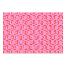 30歳カラフルの誕生日ギフトラップ