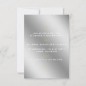 30歳ガーリーの誕生日パーティの招待状 招待状 (裏面)