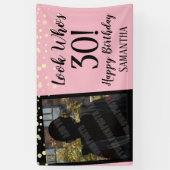 30歳ガーリーの誕生日  横断幕 (縦)