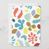 30歳スタイリッシュの誕生日名前をカスタムする詳細 招待状 (裏面)