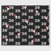 30歳バルーンブーケラッピング紙 ラッピングペーパー (フラット)