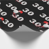 30歳バルーンブーケラッピング紙 ラッピングペーパー (角)