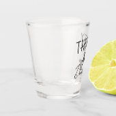 30歳パーソナライズされたおもしろいの誕生日 ショットグラス (左)