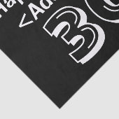 30歳パーソナライズされたの誕生日をテーマにしたティッシュペーパー 薄葉紙 (詳細)