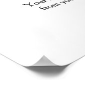 30歳パーソナライズされた誕生日フォトコラージュのポスター ポスター (角)