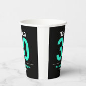 30歳ミニマルの誕生日パーティー 紙コップ (右)