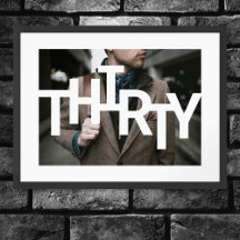 30歳モダンの誕生日の写真