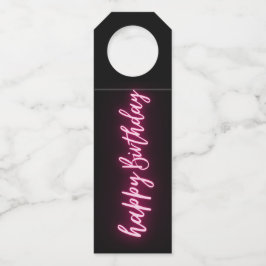 30歳モダンの誕生日パーティー ボトルネックタグ