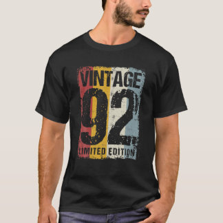 30歳ヴィンテージ1992 30歳の誕生日の装飾 Tシャツ