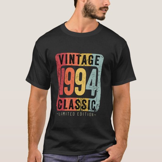 30歳ヴィンテージ1994 30歳の誕生日の装飾 Tシャツ (正面)