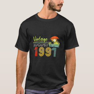 30歳威厳があるヴィンテージ1991年30歳 Tシャツ
