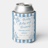 30歳描の気のあるそぶりをした誕生日を祝う 缶クーラー (缶裏面)