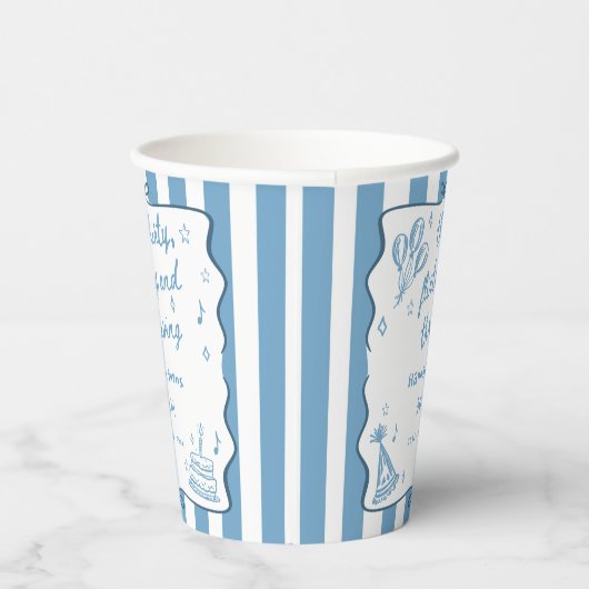 30歳描の気のあるそぶりをした誕生日パー 紙コップ (右)