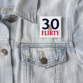30歳気のあるそぶりをしたと30歳の誕生日の親愛 缶バッジ (インサイチュ)