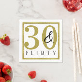 30歳気のあるそぶりをしたと30歳の誕生日パーティー スタンダードカクテルナプキン (インサイチュ)