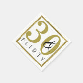 30歳気のあるそぶりをしたと30歳の誕生日パーティー スタンダードカクテルナプキン (角)