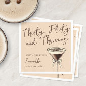 30歳気のあるそぶりをしたの誕生日と盛り上がるカクテル スタンダードカクテルナプキン